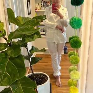 NEW IN THE BAG! Bridal Feather Pajamas 🤍